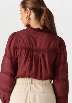 bordeaux neo noir blouses lyla s voile blouse
