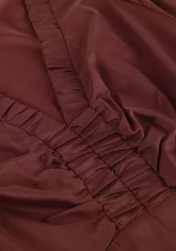 bordeaux neo noir maxi jurk illana poplin dress