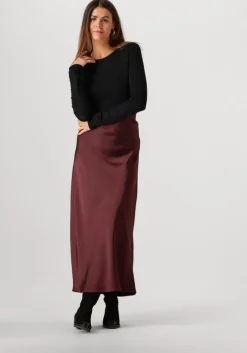 bordeaux neo noir maxirok vicky heavy sateen skirt