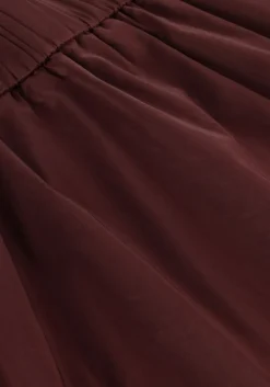 bordeaux neo noir midirok yara poplin skirt