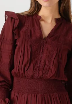 bordeaux neo noir mini jurk aran s voile dress