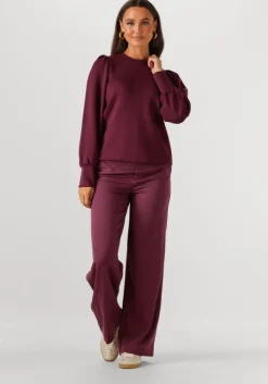 bordeaux object trui objandrea re l/s o-neck top