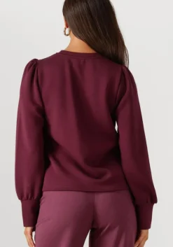 bordeaux object trui objandrea re l/s o-neck top