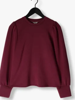 bordeaux object trui objandrea re l/s o-neck top