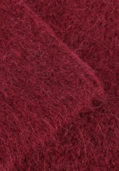 bordeaux selected femme trui slfgabella ls knit o-neck camp