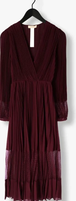 bordeaux twinset milano maxi jurk 252tp2641