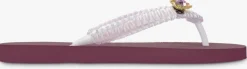 bordeaux uzurii teenslippers pink macrame switch