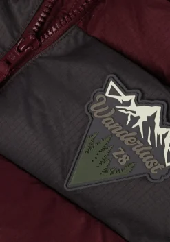 bordeaux z8 gewatteerde jas bodi