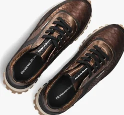bronskleurig floris van bommel lage sneakers sfw-10100 grommi