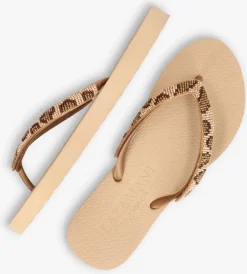 bronskleurig lazamani teenslippers 77.009
