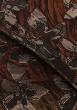 bronskleurig notre-v mini jurk nv-giselda