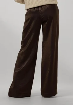 bronzen by-bar wijde broek benji metallic pant