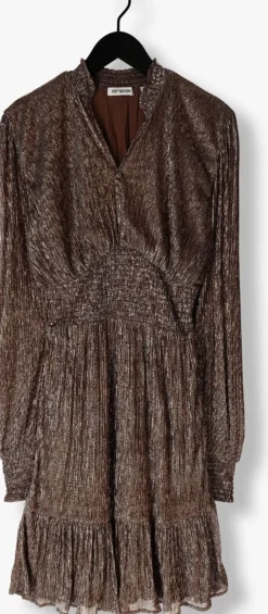 bronzen est'seven midi jurk st trpz dress