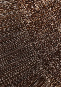 bronzen est'seven midi jurk st trpz dress