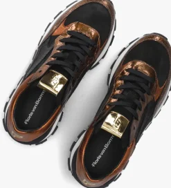 bronzen floris van bommel lage sneakers sfw-10098 blokki