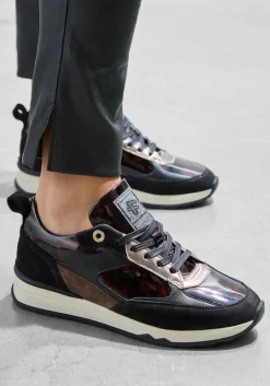 bronzen floris van bommel lage sneakers mari 01.11