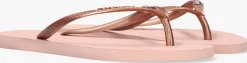 bronzen havaianas teenslippers slim crystal sw ii