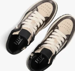 bronzen hip hoge sneakers h1197