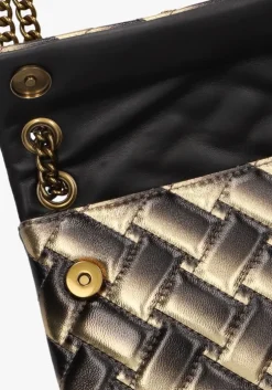 bronzen kurt geiger london schoudertas mini kensington