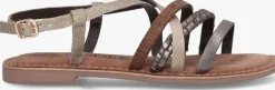 bronzen lazamani platte sandalen 75.888