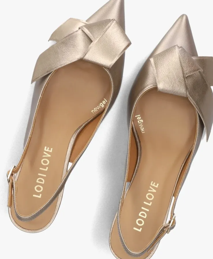 bronzen lodi slingbacks kal5307
