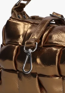 bronzen núnoo schoudertas lily braided recycled