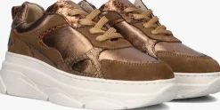 bronzen omoda lage sneakers jana