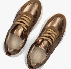 bronzen omoda lage sneakers jana