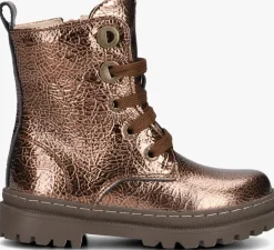 bronzen shoesme veterboots nt24w007