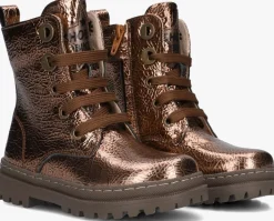 bronzen shoesme veterboots nt24w007
