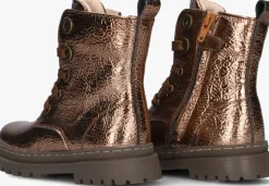 bronzen shoesme veterboots nt24w007