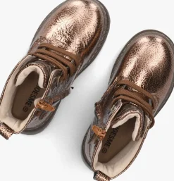 bronzen shoesme veterboots nt24w007