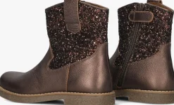 bronzen ton & ton enkelboots gyda