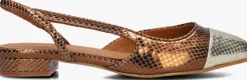 bronzen toral slingbacks luisa met