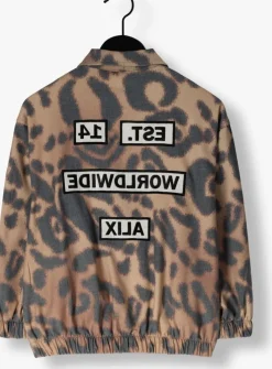 bruine alix mini jack animal jacket