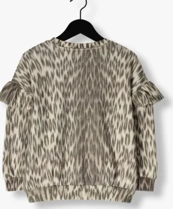 bruine alix mini sweater animal ruffle sweater