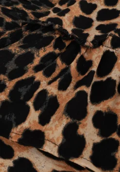 bruine alix the label mini jurk ladies woven animal dress 1