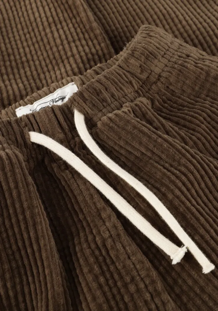 bruine american vintage joggingbroek padow-b