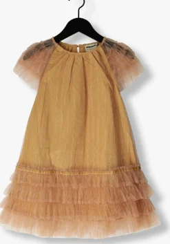 bruine ammehoela mini jurk nova