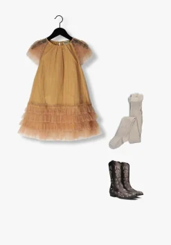 bruine ammehoela mini jurk nova