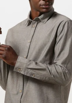 bruine anerkjendt casual overhemd aklouis l/s linen shirt