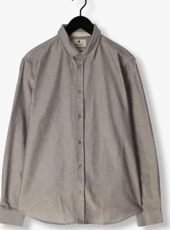 bruine anerkjendt casual overhemd aklouis l/s linen shirt
