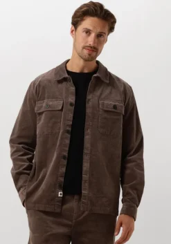 bruine anerkjendt overhemden akoscar cord overshirt