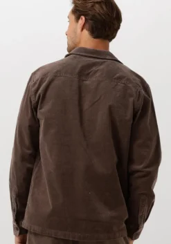 bruine anerkjendt overhemden akoscar cord overshirt