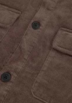 bruine anerkjendt overhemden akoscar cord overshirt