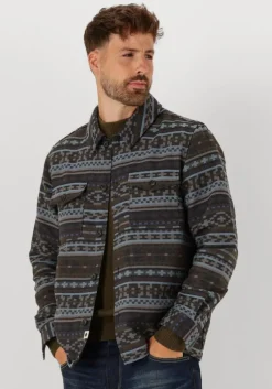 bruine anerkjendt overshirt akoscar inka overshirt