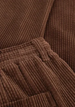 bruine anerkjendt pantalon akjan cord pleat pants