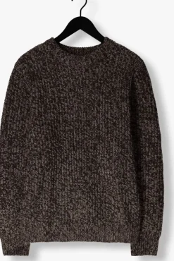 bruine anerkjendt trui aksune heavy crew knit