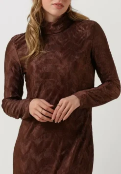 bruine another label maxi jurk alaiya dress l/s