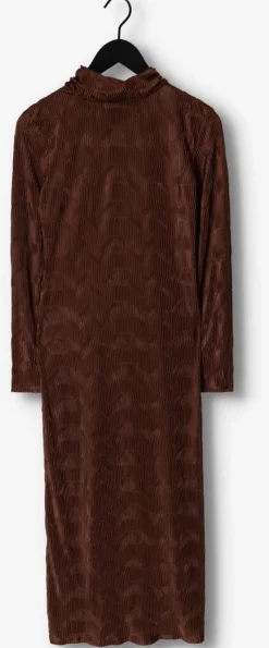 bruine another label maxi jurk alaiya dress l/s